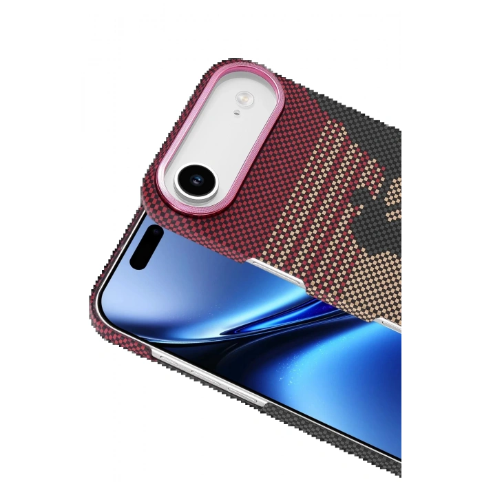 CPT90 Apple iPhone 17 Air Vega Magsafe Kapak - Kırmızı