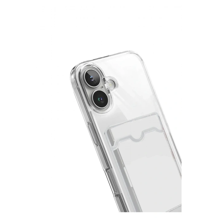 CPT90 Apple iPhone 17 Kart Şeffaf Silikon - Şeffaf