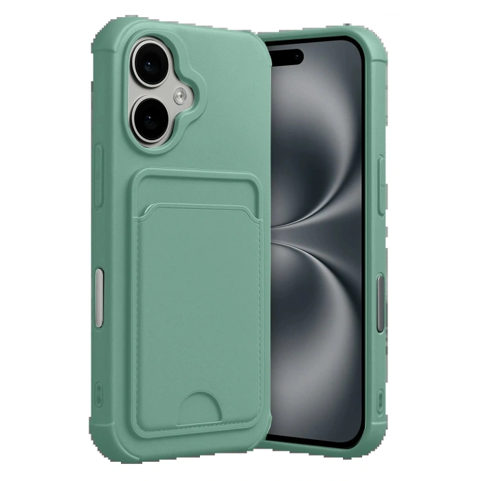 CPT90 Apple iPhone 17 Kelvin Kartvizitli Silikon - Açık Yeşil