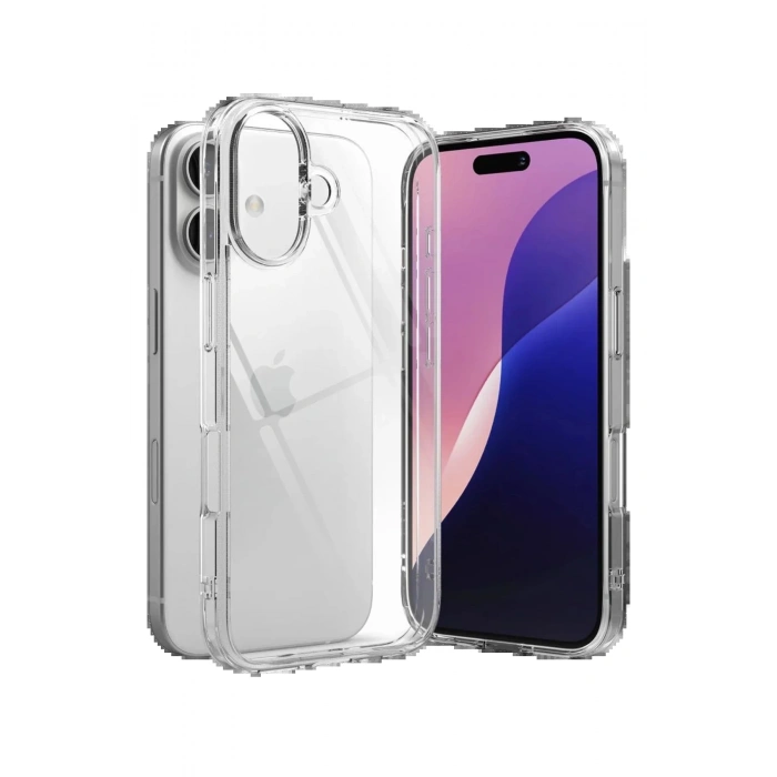 CPT90 Apple iPhone 17 Lüx Şeffaf Silikon - Şeffaf