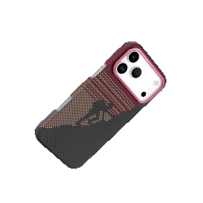 CPT90 Apple iPhone 17 Pro Max Vega Magsafe Kapak - Kırmızı