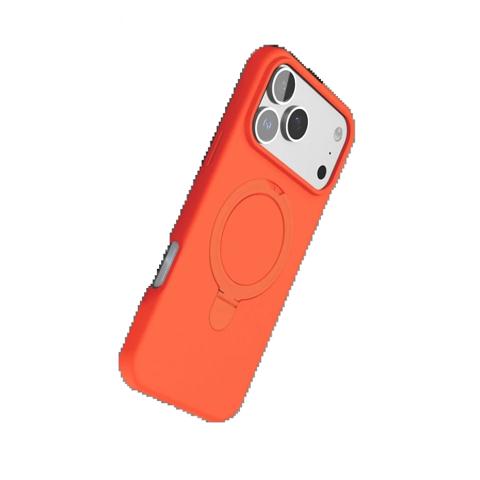 CPT90 Apple iPhone 17 Pro Regal Magsafe Standlı Kapak - Turuncu