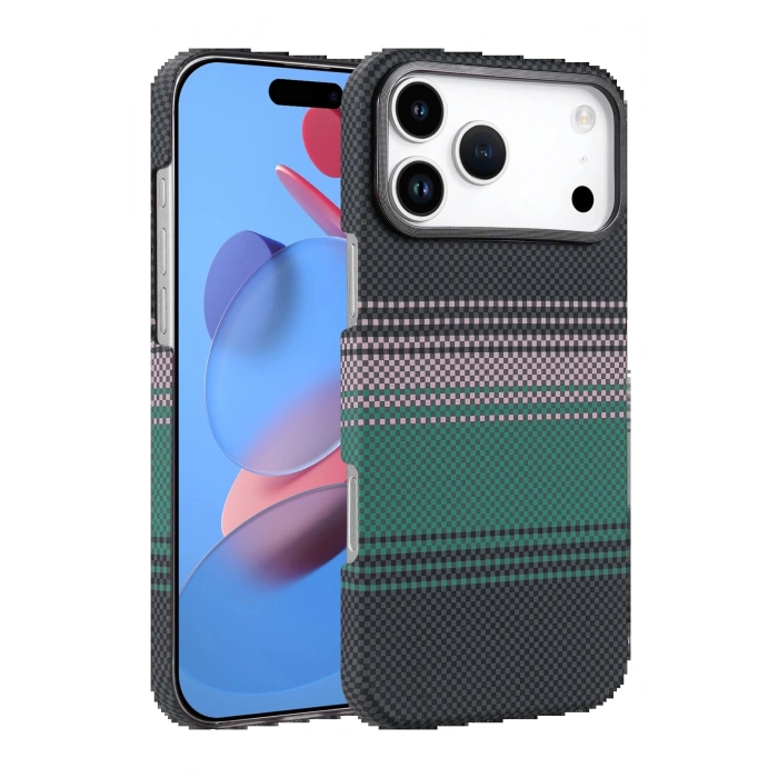 CPT90 Apple iPhone 17 Pro Vega Magsafe Kapak - Yeşil