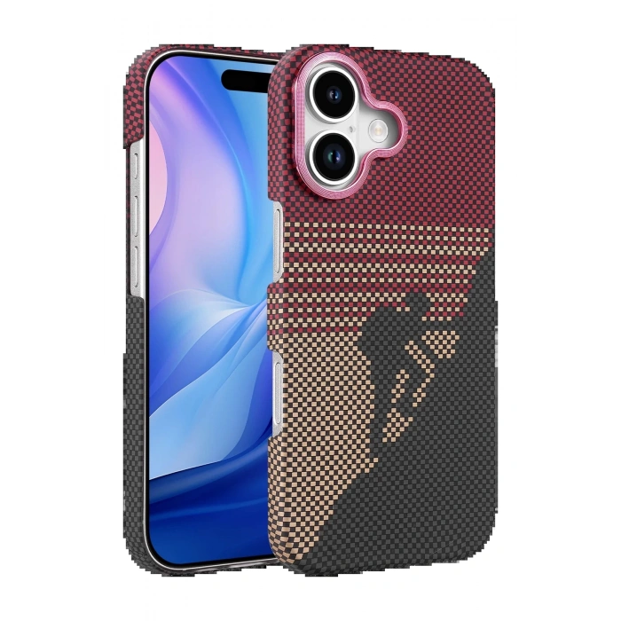 CPT90 Apple iPhone 17 Vega Magsafe Kapak - Kırmızı