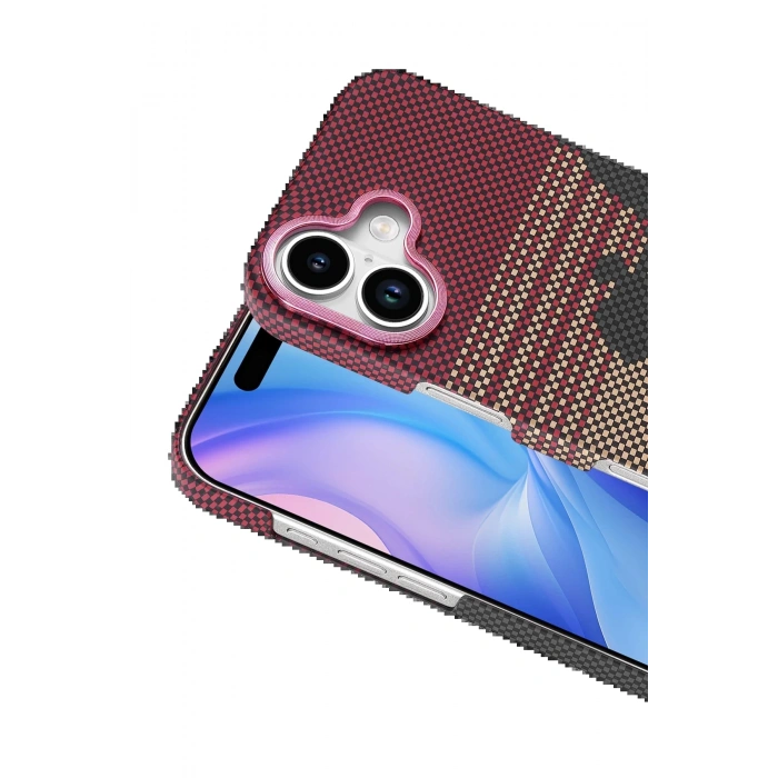 CPT90 Apple iPhone 17 Vega Magsafe Kapak - Kırmızı