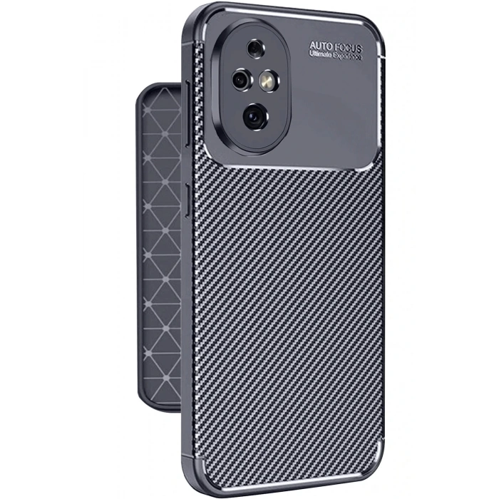 CPT90 Honor 200 Kılıf Auto Focus Karbon Kapak - Lacivert