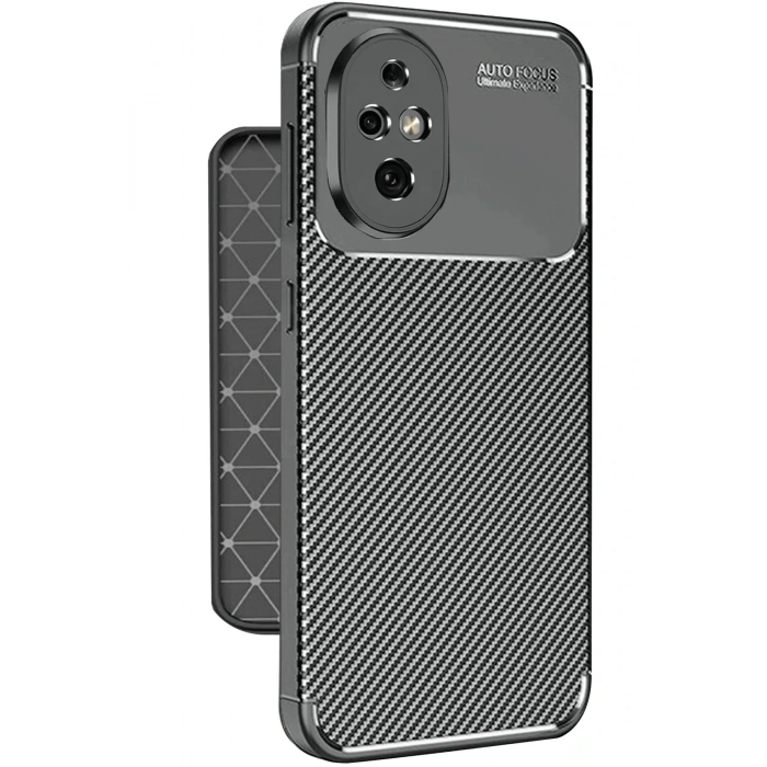 CPT90 Honor 200 Kılıf Auto Focus Karbon Kapak - Siyah