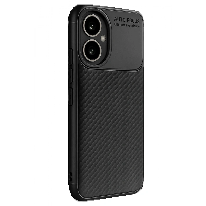 CPT90 Honor 400 Kılıf Auto Focus Karbon Kapak - Siyah