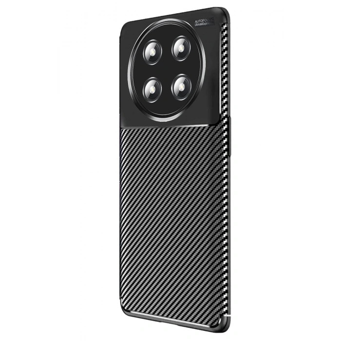 CPT90 Honor Magic 7 Lite Kılıf Auto Focus Karbon Kapak - Siyah