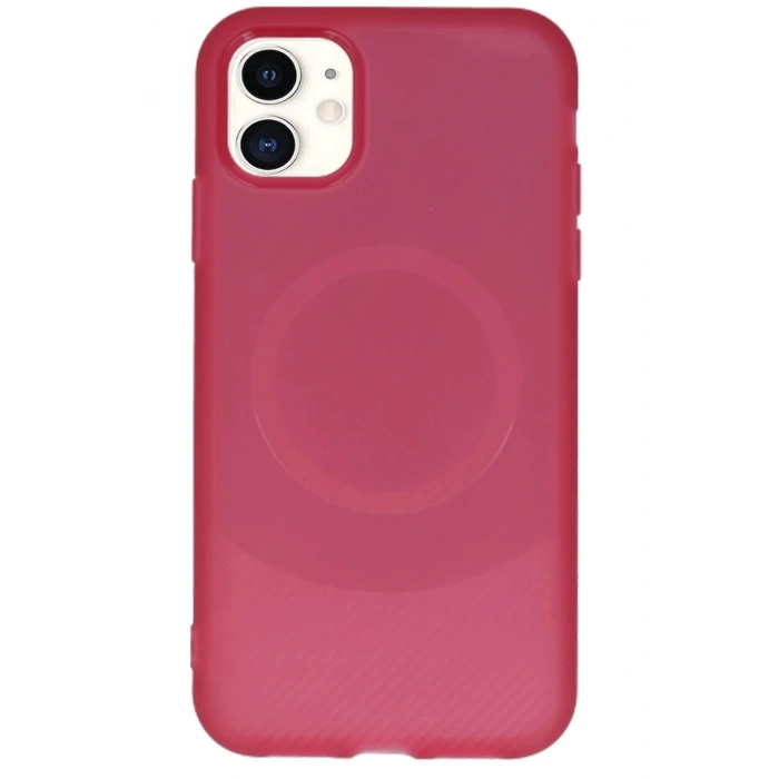 CPT90 iPhone 11 Kılıf Maya Karbon Kapak - Bordo