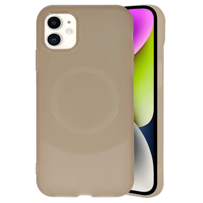 CPT90 iPhone 11 Kılıf Maya Karbon Kapak - Kahverengi