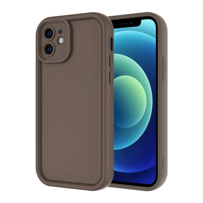 CPT90 iPhone 11 Kılıf Viera Silikon - Kahverengi
