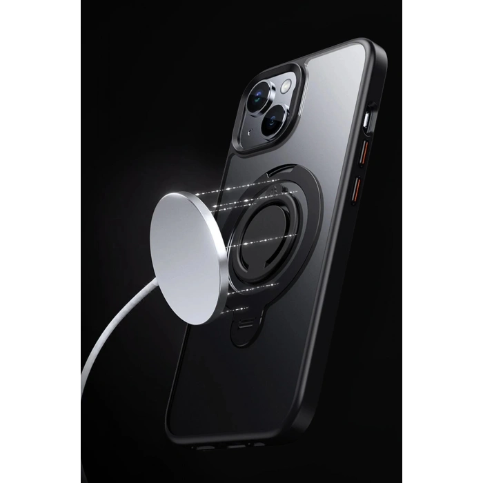 CPT90 iPhone 12 Avatar 360 Dönen Magsafe Kapak - Lacivert