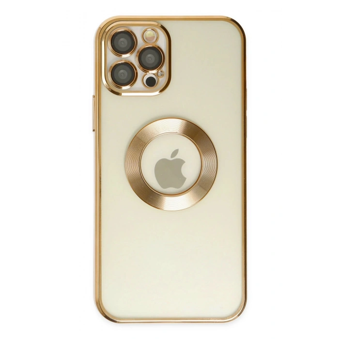 CPT90 iPhone 12 Pro Kılıf Slot Silikon - Gold