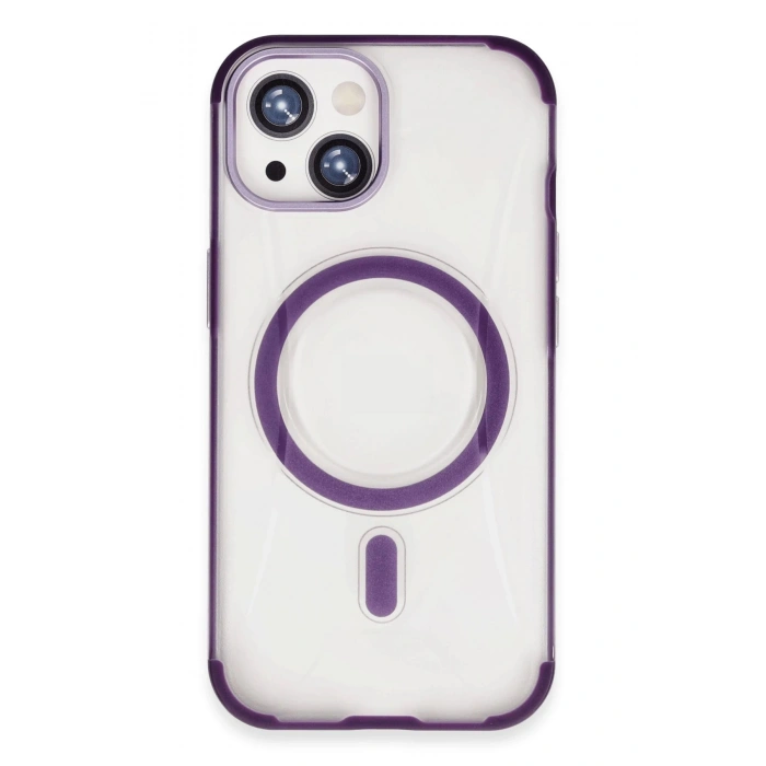 CPT90 iPhone 14 Hilton Magsafe Kapak - Derin Mor