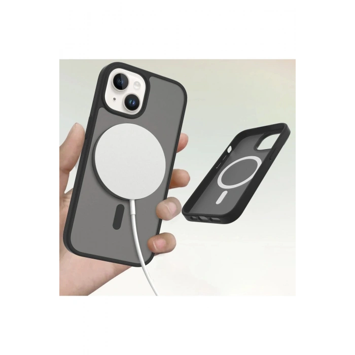 CPT90 iPhone 14 Jota Magsafe Kapak - Derin Mor