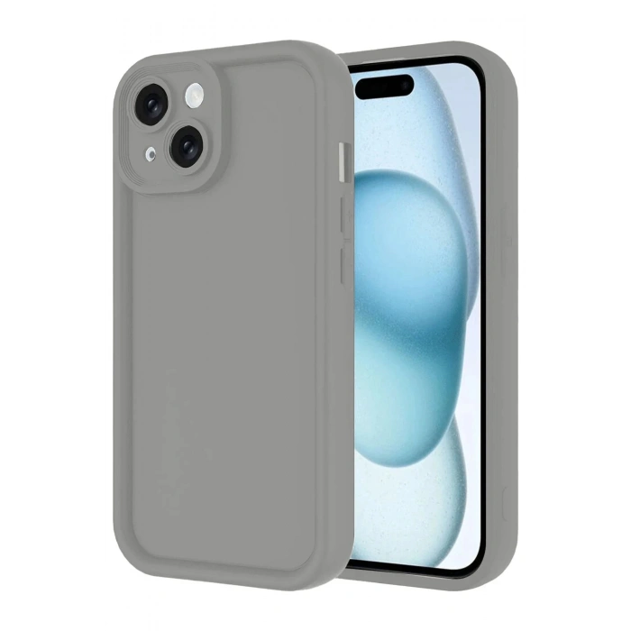 CPT90 iPhone 14 Kılıf Viera Silikon - Gri