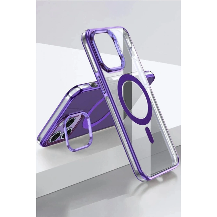 CPT90 iPhone 14 Pro Drop Magsafe Kapak - Derin Mor