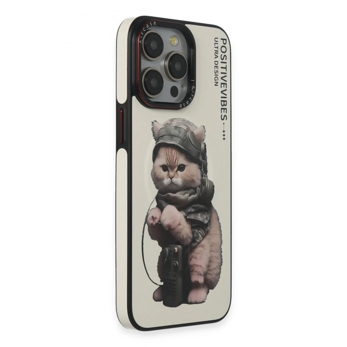 CPT90 iPhone 14 Pro Fun Magsafe Kapak - Beyaz