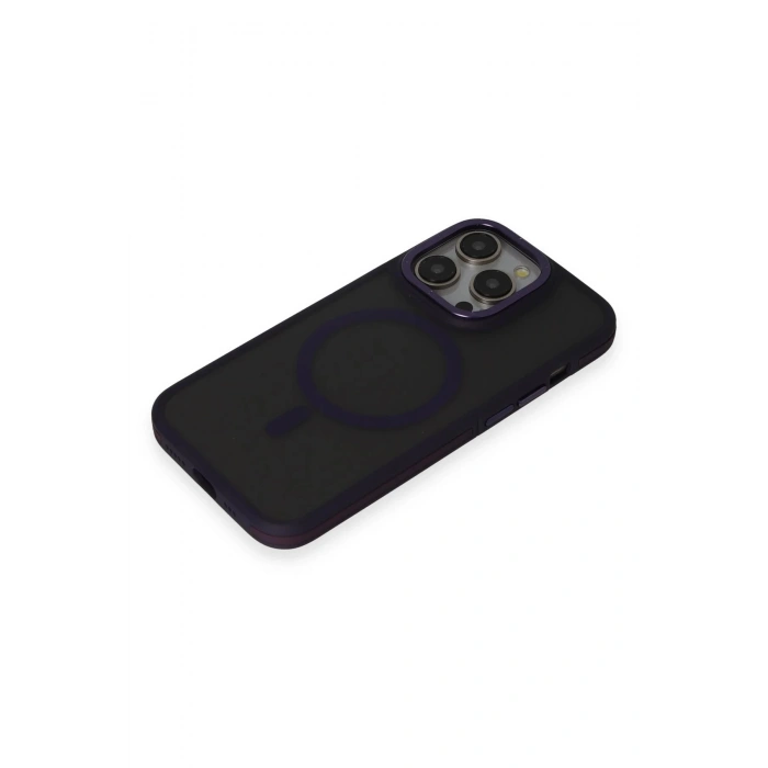 CPT90 iPhone 14 Pro Kılıf Rocky Magsafe Kapak - Derin Mor