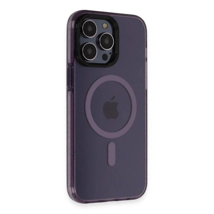 CPT90 iPhone 14 Pro Kılıf Tigra Magsafe Kapak - Derin Mor