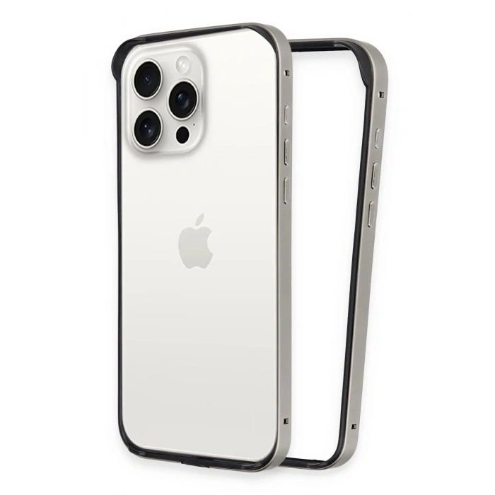 CPT90 iPhone 14 Pro Land Bumper Koruma Kapak - Titan Gri