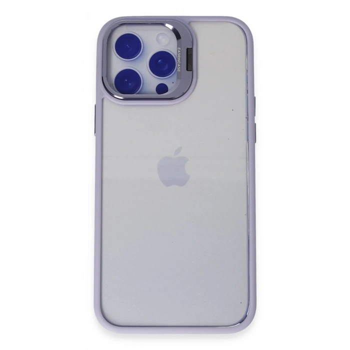 CPT90 iPhone 14 Pro Max Kılıf Roblox Lens Standlı Kapak - Lila