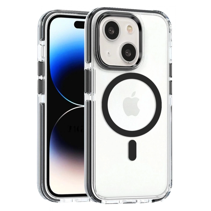 CPT90 iPhone 15 Bella Magsafe Kapak - Siyah