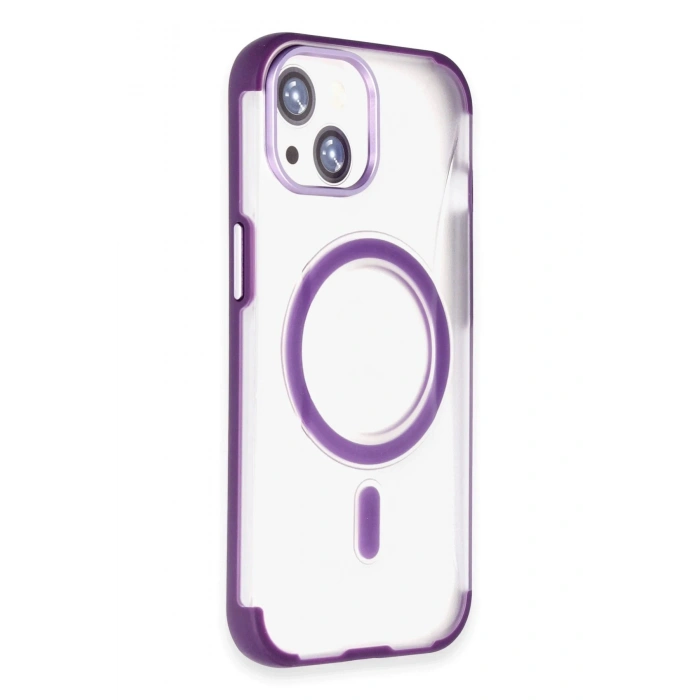 CPT90 iPhone 15 Hilton Magsafe Kapak - Derin Mor