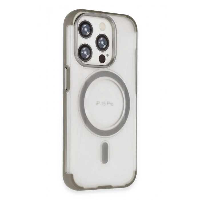 CPT90 iPhone 15 Pro Hilton Magsafe Kapak - Titan Gri