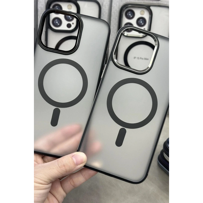 CPT90 iPhone 15 Pro Max Solid Magsafe Kapak - Lacivert