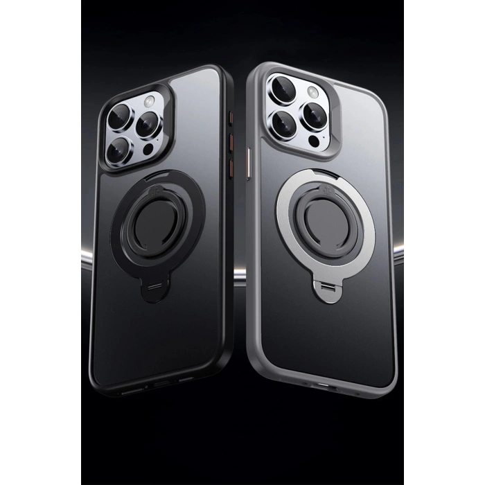 CPT90 iPhone 16 Avatar 360 Dönen Magsafe Kapak - Siyah