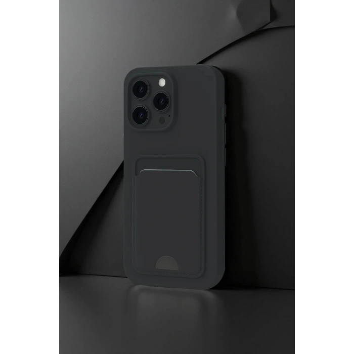 CPT90 iPhone 16 Plus Kılıf Kelvin Kartvizitli Silikon - Bordo