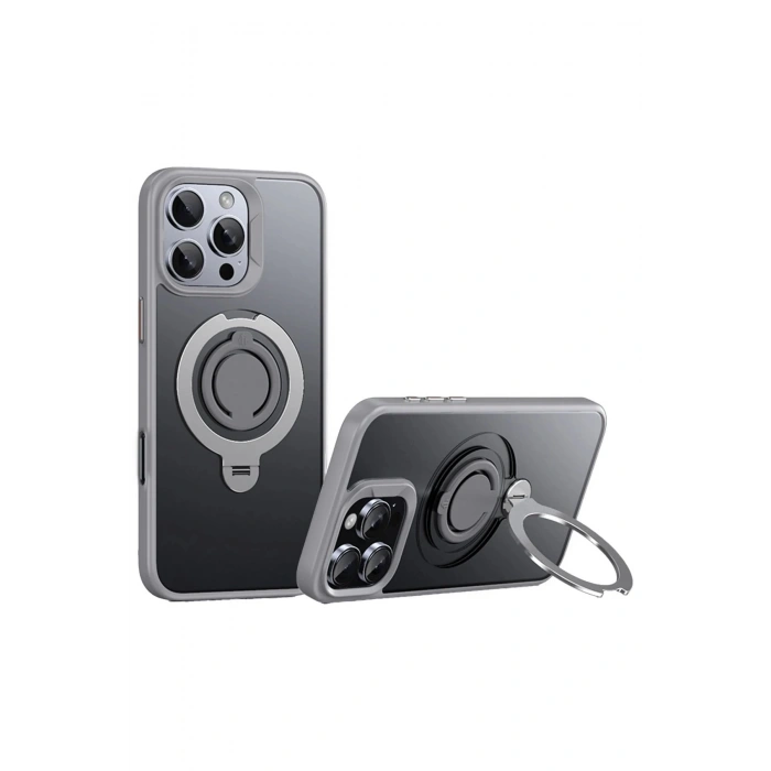 CPT90 iPhone 16 Pro Avatar 360 Dönen Magsafe Kapak - Titan Gri