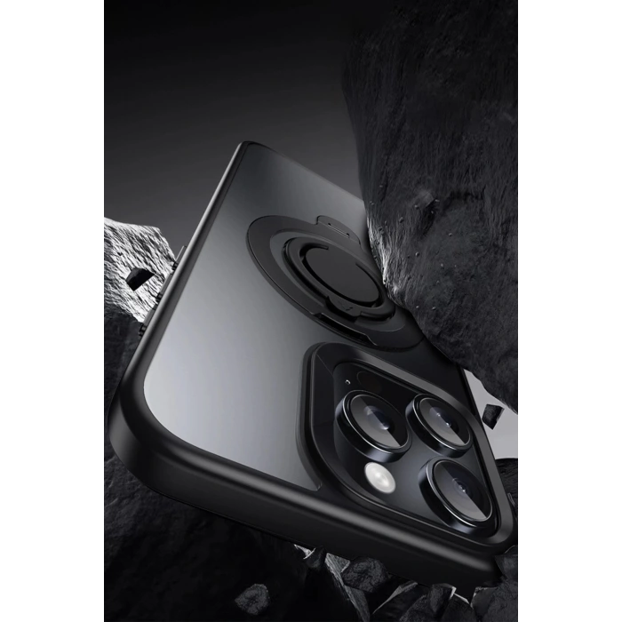 CPT90 iPhone 16 Pro Avatar 360 Dönen Magsafe Kapak - Titan Gri