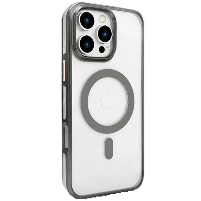 CPT90 iPhone 16 Pro Gleam PC Sert Magsafe Kılıf - Titan Gri