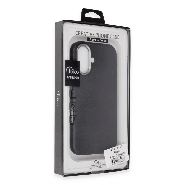 CPT90 iPhone 16 Wonder Deri Magsafe Kapak - Lacivert
