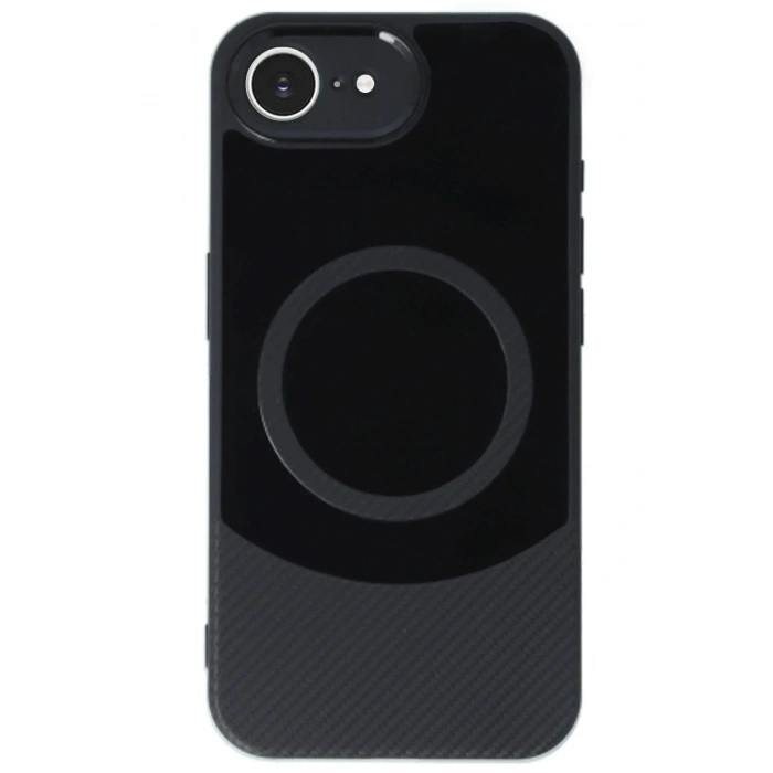 CPT90 iPhone 16E Kılıf Maya Karbon Kapak - Siyah
