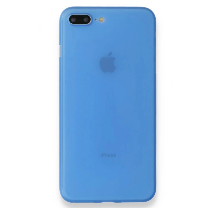 CPT90 iPhone 8 Plus Kılıf PP Ultra İnce Kapak - Mavi
