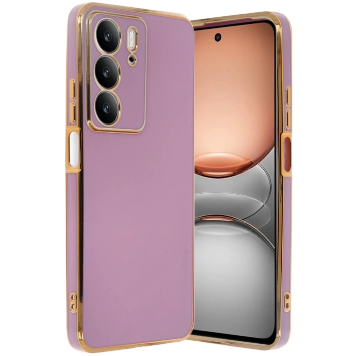 CPT90 Realme C75 4G Kılıf Volet Silikon - Mor