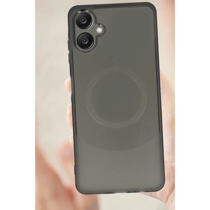 CPT90 Samsung A06 Kılıf Maya Karbon Kapak - Mürdüm