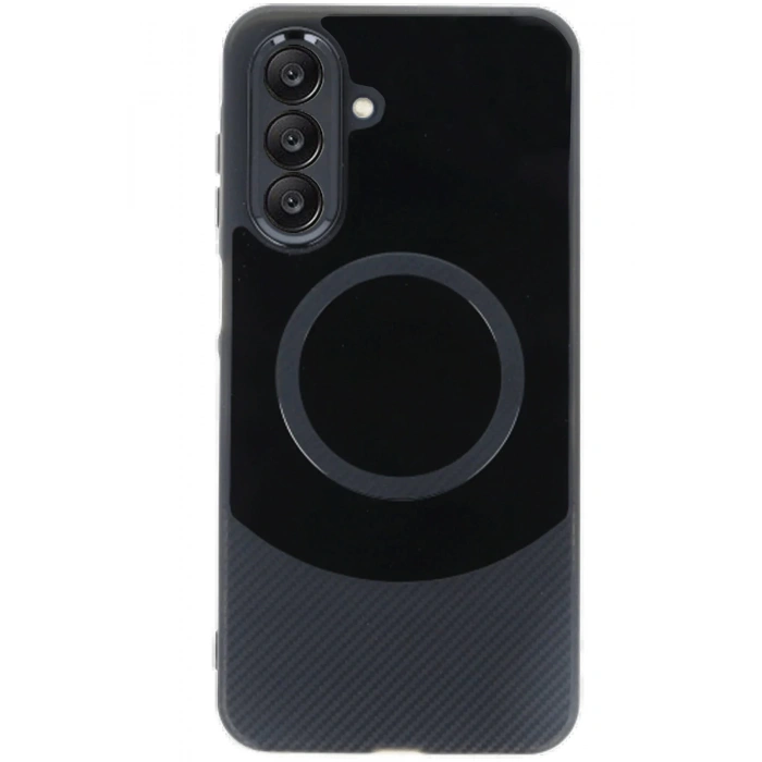 CPT90 Samsung A36 Kılıf Maya Karbon Kapak - Siyah