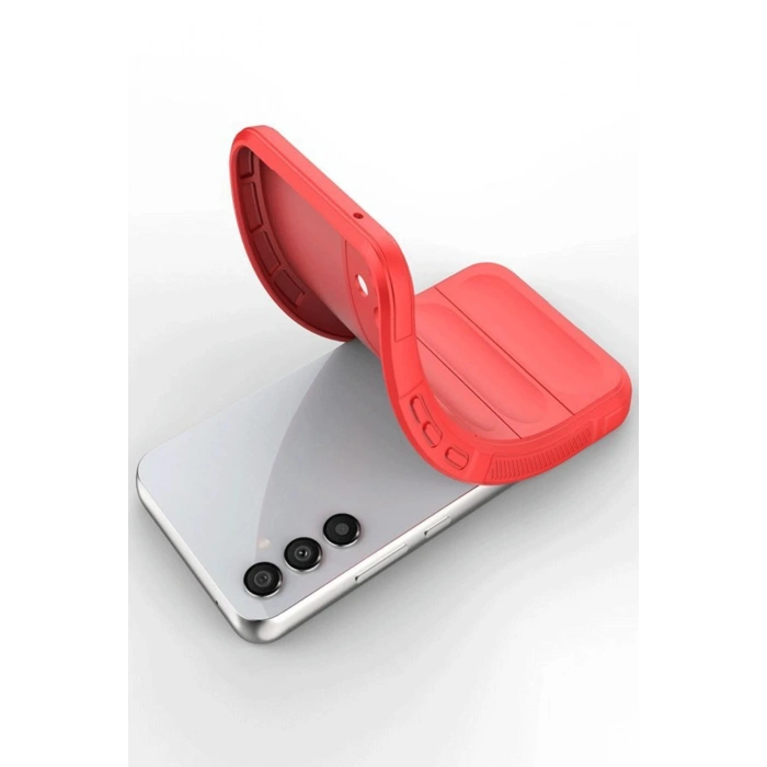 CPT90 Samsung A56 Kılıf Optimum Silikon - Kırmızı