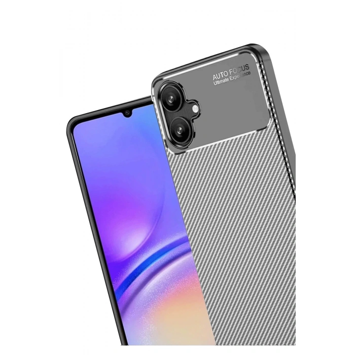 CPT90 Samsung Galaxy A06 Kılıf Auto Focus Karbon Kapak - Gri