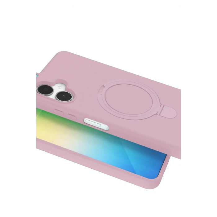 CPT90 Samsung Galaxy A06 Regal Magsafe Standlı Kapak - Açık Pembe