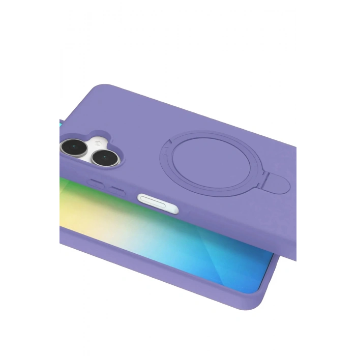 CPT90 Samsung Galaxy A06 Regal Magsafe Standlı Kapak - Lila