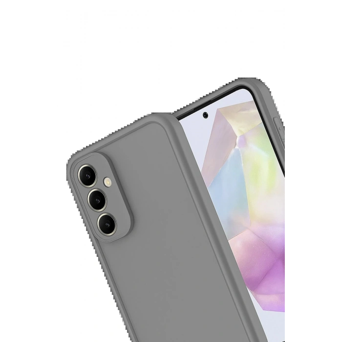 CPT90 Samsung Galaxy A16 5G Kılıf Viera Silikon - Gri