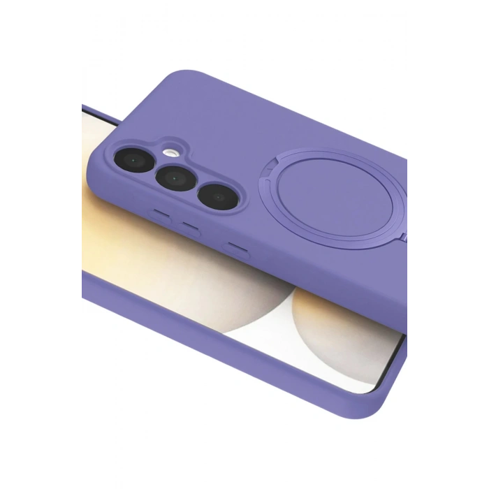 CPT90 Samsung Galaxy A16 5G Regal Magsafe Standlı Kapak - Lila