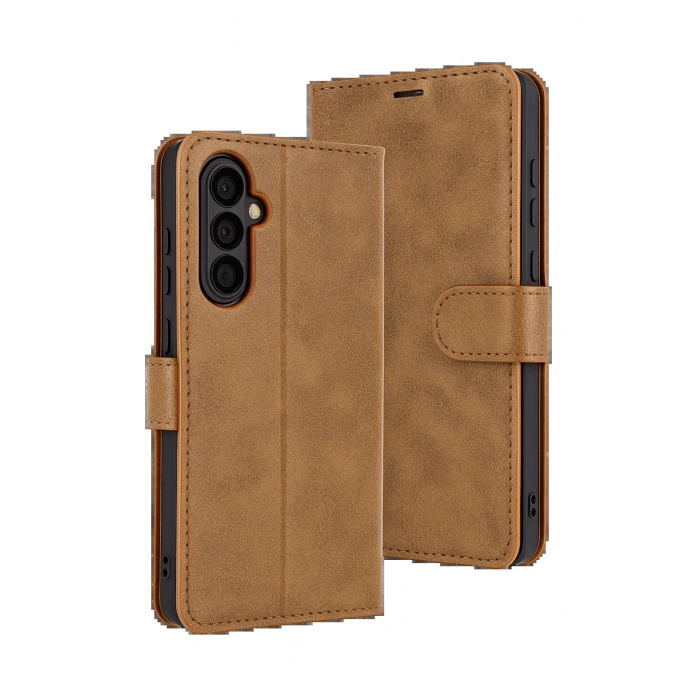 CPT90 Samsung Galaxy A17 5G Trend S Plus Kapaklı Kılıf - Taba