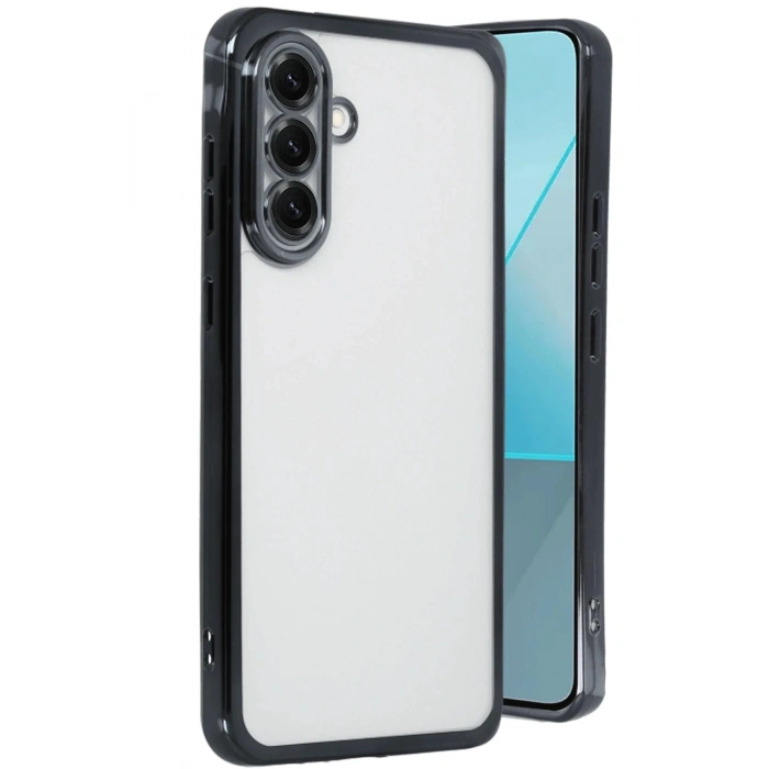 CPT90 Samsung Galaxy A56 Kılıf Lensli Silikon - Siyah